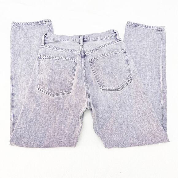 AGOLDE 90's Pinch Waist Purple Button Fly Denim Jeans A154-1325 Size 25 MINT - Picture 5 of 9